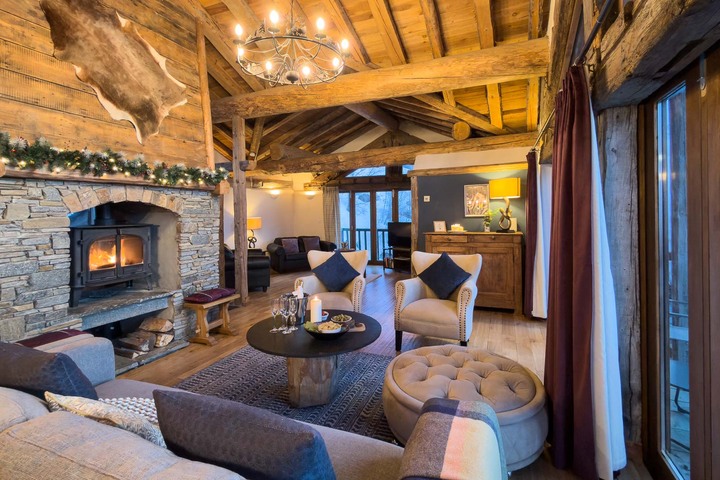 Spacious open plan living area