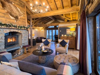 Spacious open plan living area