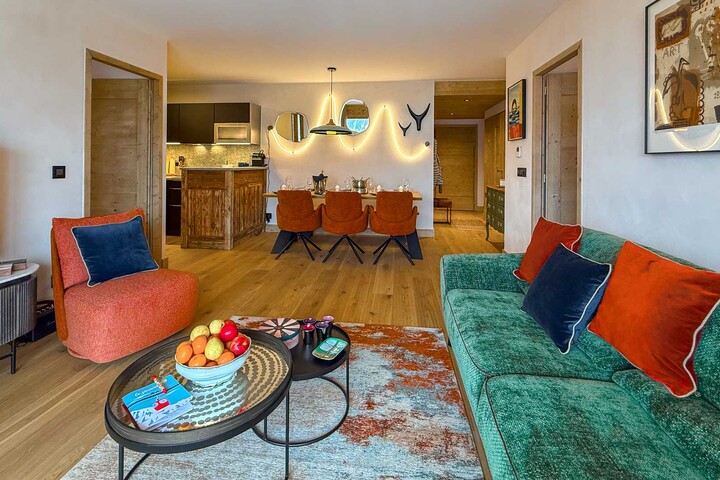 Beautifully furnished open living area