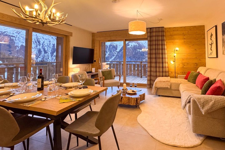 Beautifully furnished open plan living area