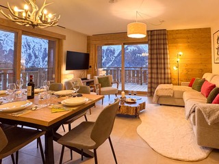 Beautifully furnished open plan living area