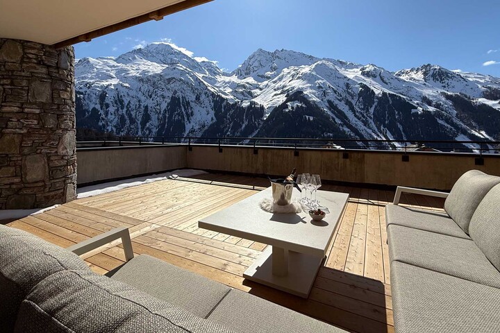 Beautiful corner balcony with stunning views
