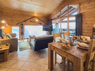 Beautifully furnished open plan living area
