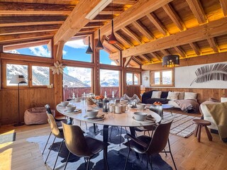 Spacious open plan living area